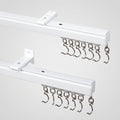 Aluminum Curtain Track Set Heavy Duty Ceiling & Wall Mount Rail